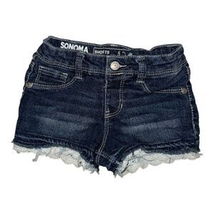 Little Girls Sonoma Blue Jean Shorts Size 5